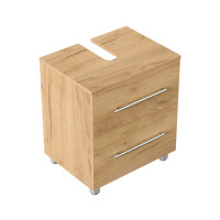 Badezimmer Stand-Waschtisch SENTINEL 55cm | gold-eiche 3