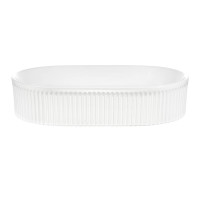 Bad-Set ILUNA White 120cm Türen | 3-tlg Aufsatzbecken |