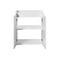 Bad-Set ILUNA White 120cm Türen | 8-tlg Aufsatzbecken |