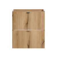 Bad Waschplatz ILUNA Oak 140cm Schubladen | Wäscheklapp