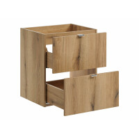 Bad Waschplatz ILUNA Oak 140cm Schubladen | Wäscheklapp