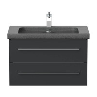 Badmöbel Waschtisch NATURE 75cm | Granit-Waschbecken | 