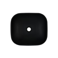 Bad Waschplatz LUX Onyx 60cm Schubladen | Aufsatzbecken bk |