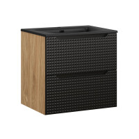 Bad Waschplatz LUX Onyx 60cm Schubladen gallery