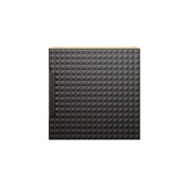 Bad Waschplatz LUX Onyx 60cm Schubladen | Einbaubecken bk | 