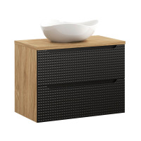 Bad Waschplatz LUX Onyx 80cm Schubladen gallery