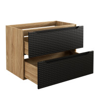 Bad Waschplatz LUX Onyx 160cm Schubladen | Becken cloud | bl