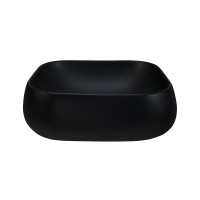Bad Waschplatz LUX Onyx 60cm Türen | Aufsatzbecken blk 