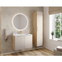 Bad-Set LUX Achat 80cm Schubladen | 3-tl gallery
