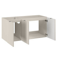 Bad Doppel-Waschplatz BELEZA 120cm Türen | Einbaubecken