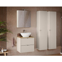 Bad Doppel-Waschplatz BELEZA 120cm Türen | zum Unterbau