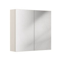 Badmöbel-Set 80cm mit Aufsatzbecken | 2-teilig kaschmir