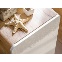 Badezimmer Hängeschrank ARUBA black | 1-türig 75cm