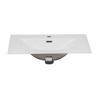 Bad-Set TALINA 60cm 2-teilig | Einbaubecken weiß | oak