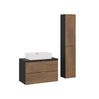Bad-Set TALINA 80cm 2-teilig | Aufsatzbe gallery