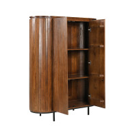 Highboard SmArt Deco 115 x 151cm | Lamellen-Front | Mango ma