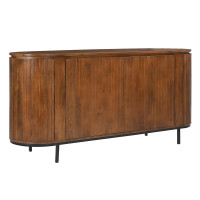 Highboard SmArt Deco 115 x 151cm | Lamellen-Front | Mango ma