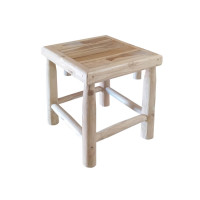 Garten Beistelltisch 40 x 45cm Rundholz gallery