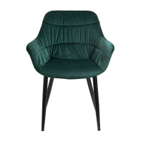 Essgruppe 5-teilig Wabe 160 x 85cm Akazie | grün-schwar