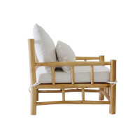 Gartenset 4-teilig Lounge inkl. Polsterung und Tisch rund | 