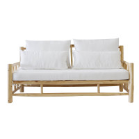 Gartenset 2-teilig Sofa inkl. Polsterung mit Tisch rund | Te