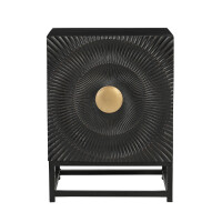 Nachtkommode BLACK MOON 45 x 60cm 1- trg. | Mango massiv | s