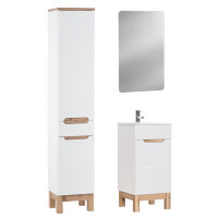 Badezimmer Stand-Waschplatz Kalli 40cm | inkl. Waschbecken |