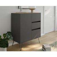Sideboard FAVIER 80 x 94cm | 3 Schublade gallery