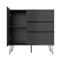 Sideboard FAVIER 100 x 94cm | 3 Schubladen 1 Tür | graf