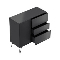 Sideboard FAVIER 100 x 94cm | 3 Schubladen 1 Tür | graf