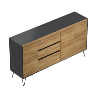 Sideboard FAVIER 180 x 94cm | 3 Schubladen 3 Türen | gr