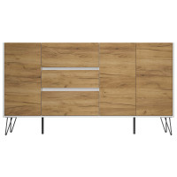 Sideboard FAVIER 180 x 94cm | 3 Schubladen 3 Türen | we