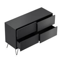 Sideboard FAVIER 120 x 76cm | 4 Schubladen | grafit-grau 6