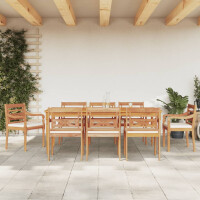 9-tlg. Garten-Essgruppe mit Weißen gallery