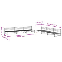 6-tlg. Garten-Lounge-Set Imprägniertes Kiefernholz 5