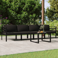 5-tlg. Garten-Lounge-Set mit Kissen Alum gallery