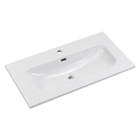 Bad Waschplatz SANDY 80cm Schubfächer | Einbaubecken | 