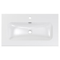 Bad Waschplatz SANDY 80cm Schubfächer | Einbaubecken | 