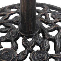Sonnenschirmständer Bronze 12 kg 48cm Gusseisen | schwa