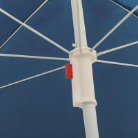 Sonnenschirm mit Stahlmast Blau 180cm 4