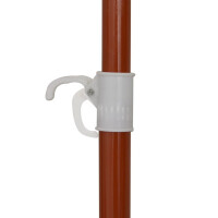 Sonnenschirm mit Stahl-Mast 240 cm Taupe 3