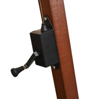 Ampelschirm mit Holzmast 300x300cm | Opalgrün 6
