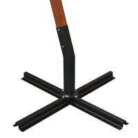 Ampelschirm mit Holzmast 300x300cm | Opalgrün 7