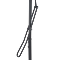 Sonnenschirm mit Stahl-Mast 250x250x230cm Bordeauxrot 5