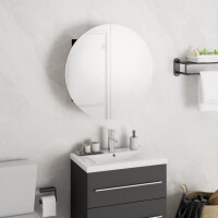 Spiegelschrank Ø 60cm mit rundem Spiegel & LED | 