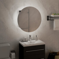 Spiegelschrank Ø 60cm mit rundem Spiegel & LED | 