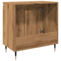 Badschrank Stand-Waschtisch 58cm 2-türig | artisan-eich
