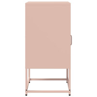Nachttisch aus Stahlblech 36x39x78cm | rosa 7