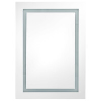 Spiegelschrank fürs Bad 50 x 70cm mit LED | anthrazit 3