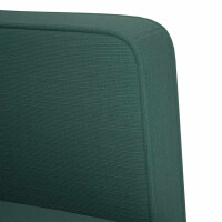 Zweisitzer Armlehnen-Sofa 111cm Stoff | dunkelgrün 6